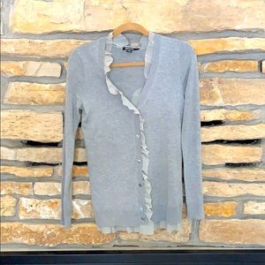 DKNY ruffle cardigan